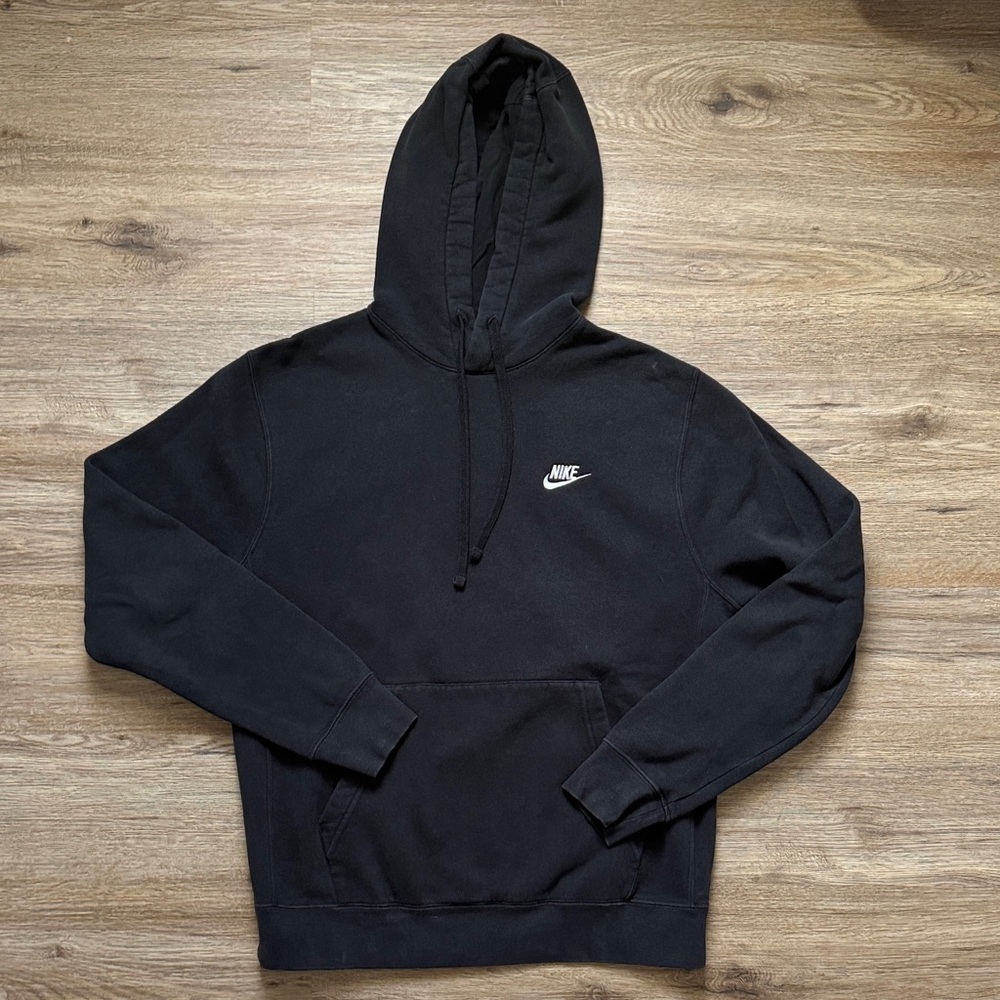 Nike Men's Black Club Fleece Hoodie
